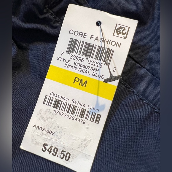 NWT Style & Co Skirt Women Blue Petite Medium Mid Rise Pockets Stretch - Picture 2 of 3